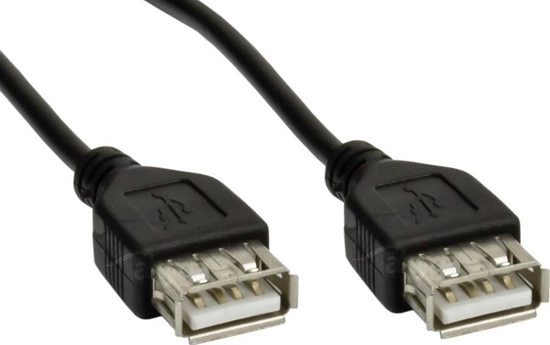 Picture of Kabel USB Akyga USB-A - USB-A 1.8 m Czarny (AK-USB-06)