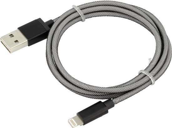 Picture of Kabel USB Ansmann USB-A - Lightning 1 m Szary (1700-0045)