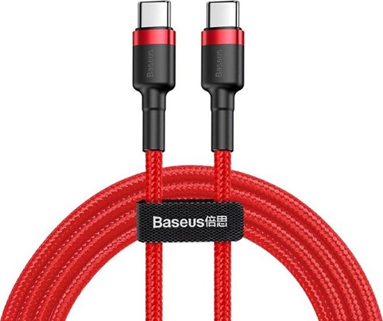 Изображение Kabel USB Baseus USB-C - USB-C 2 m Czerwony (SB4860)