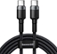 Picture of Kabel USB Baseus USB-C - USB-C 2 m Czarno-szary (BSU1006GRYBLK)