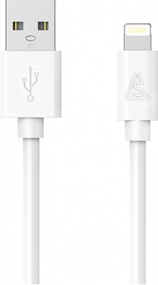 Изображение Kabel USB BlueLounge USB-A - Lightning 1 m Biały (611734)