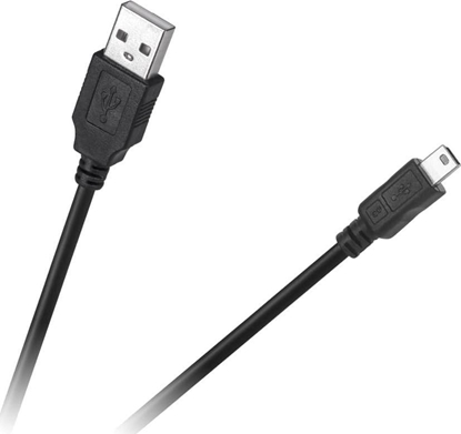 Изображение Kabel USB Cabletech USB-A - miniUSB 1.8 m Czarny (KPO4010-1.8)