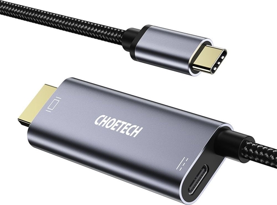 Picture of Kabel USB Choetech USB-C - HDMI 1.8 m Szary (6971824970739)