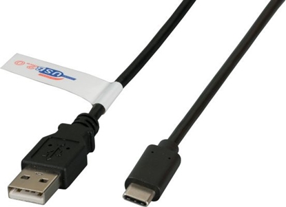 Attēls no Kabel USB EFB USB-A - USB-C 0.5 m Czarny (K5258SW.0,5)