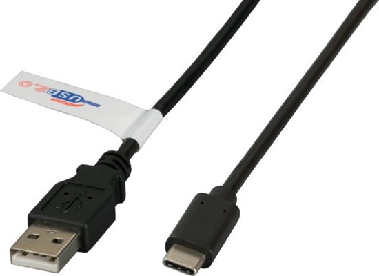 Picture of Kabel USB EFB USB-A - USB-C 0.5 m Czarny (K5258SW.0,5)