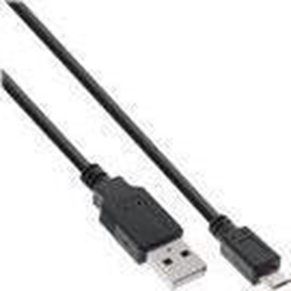 Attēls no Kabel USB InLine USB-A - micro-B 1.8 m Czarny (31718Q)