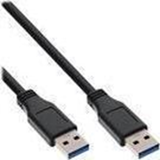 Picture of Kabel USB InLine USB-A - USB-A 1.5 m Czarny (35215)