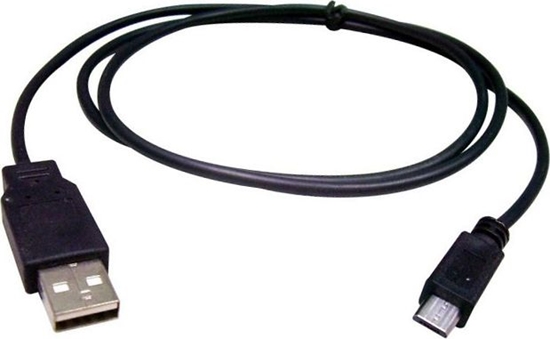 Изображение Kabel USB Massa USB-A - microUSB 0.8 m Czarny (SB4301)