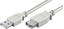 Изображение Kabel USB Mcab USB-A - USB-A 1.8 m Szary (7200297)