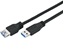 Attēls no Kabel USB OEM USB-A - USB-A 1.8 m Czarny (93998)