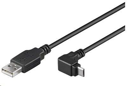 Picture of Kabel USB PremiumCord USB-A - microUSB 2 m Czarny (ku2m2f-90)