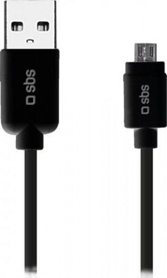 Picture of Kabel USB SBS Mobile USB-A - microUSB 1 m Czarny (LTHL200)