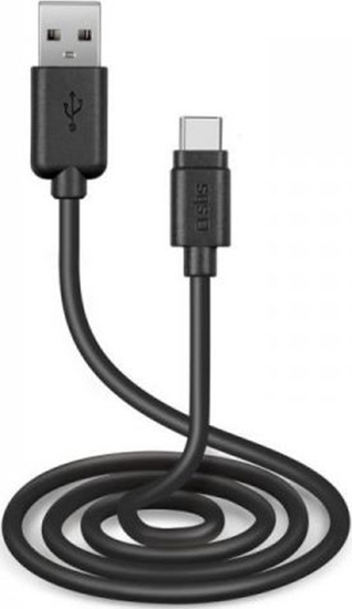 Picture of Kabel USB SBS Mobile USB-A - USB-C 3 m Czarny