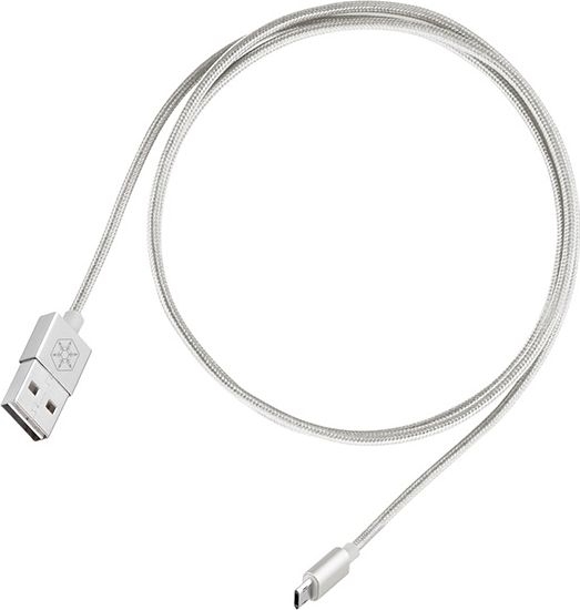 Picture of Kabel USB SilverStone USB-A - microUSB 1 m Srebrny (52009)