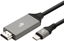 Attēls no Kabel USB TB Print USB-C - HDMI 2 m Srebrny (AKTBXVH1P20C20B)