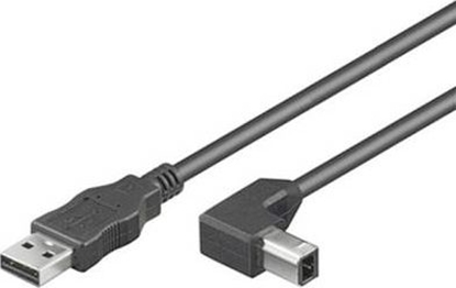 Attēls no Kabel USB Techly USB-A - USB-B 2 m Czarny (ICOC-U-AB-20-ANG)