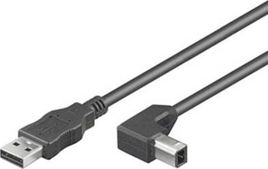 Picture of Kabel USB Techly USB-A - USB-B 2 m Czarny (ICOC-U-AB-20-ANG)