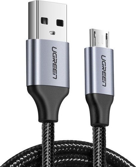 Изображение Kabel USB Ugreen USB-A - microUSB Czarny (60144)