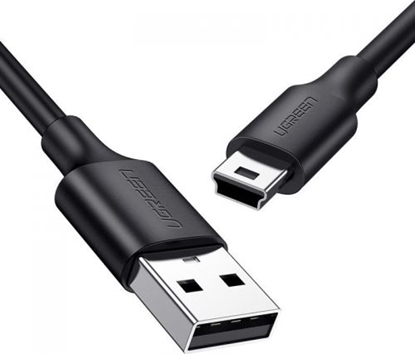 Изображение Kabel USB Ugreen USB-A - miniUSB 2 m Czarny (30472)