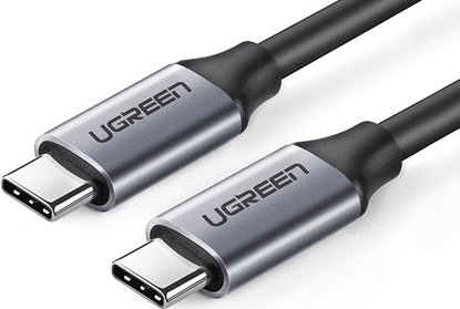 Attēls no UGREEN USB-C Male to Type C Male Cable  1.5m Gray