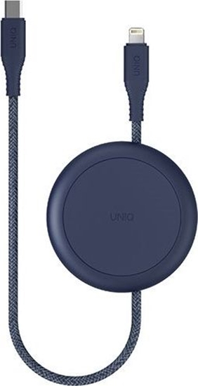 Изображение Kabel USB Uniq Lightning - USB-C 1.2 m Niebieski (UNIQ131BLUE)