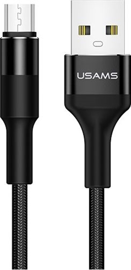 Picture of Kabel USB Usams USB-A - microUSB 1.2 m Czarny (SJ224USB01)