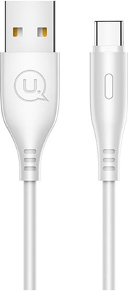 Attēls no Kabel USB Usams USB-A - USB-C 1 m Biały (SJ267USB02)