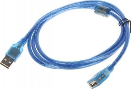 Picture of Kabel USB USB-A - USB-A 1.5 m Niebieski (USB-WG/1.5M)