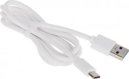 Изображение Kabel USB USB-A - USB-C 1 m Biały (USB-W-C/USB-W-1M/W)