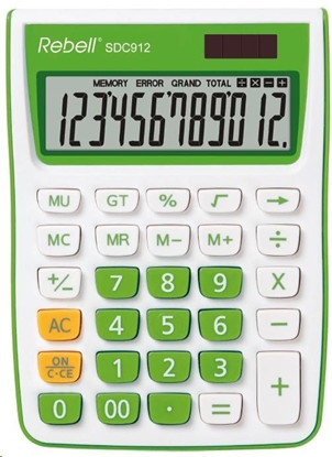 Picture of Kalkulator Rebell SDC912 GR (RE-SDC912 GR BX)