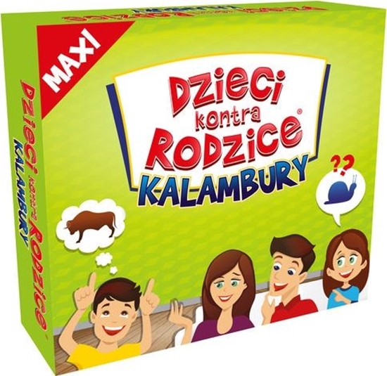 Изображение Kangur Gra planszowa Dzieci kontra Rodzice. Kalambury Maxi