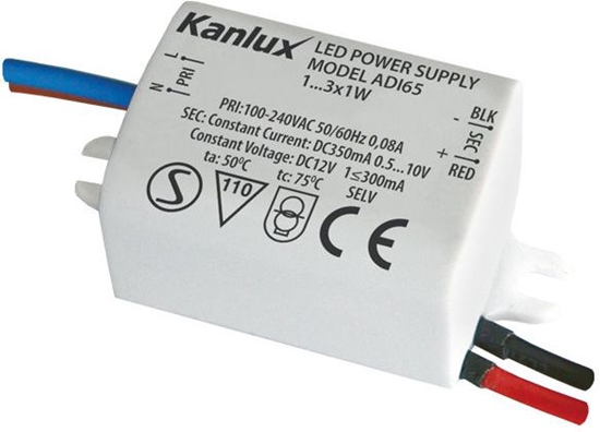 Picture of Kanlux Zasilacz LED 1-3W 0,5V-10V LED ADI 65 (01440)