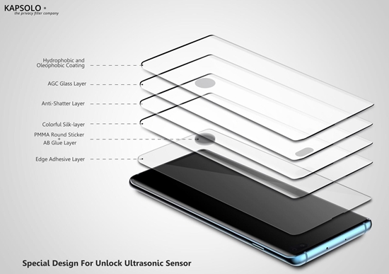 Picture of KAPSOLO KAPSOLO Tempered GLASS Samsung Galaxy S20 Sreen Pr