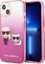 Attēls no Karl Lagerfeld Karl Lagerfeld KLHCP13STGKCP iPhone 13 mini 5,4" hardcase różowy/pink Gradient Ikonik Karl & Choupette