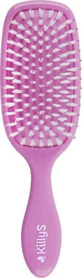 Изображение KILLYS Hair Brush szczotka do włosów wysokoporowatych wzbogacona olejem z pestek malin Różowa