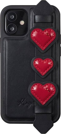 Изображение Kingxbar Kingxbar Sweet Series żelowe etui ozdobione oryginalnymi Kryształami Swarovskiego z podstawką iPhone 12 Pro Max czarny