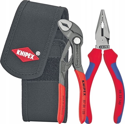 Attēls no KNIPEX plier set 2pcs in belt pouch