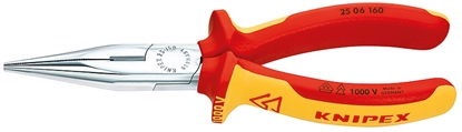 Attēls no KNIPEX Snipe Nose Side Cutting Pliers chrome