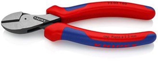 Picture of Knipex Szczypce tnące boczne z przełożeniem x-cut 160mm - KN 73 02 160