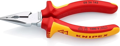 Attēls no Knipex Szczypce uniwersalne izolowane VDE 145mm (08 26 145)