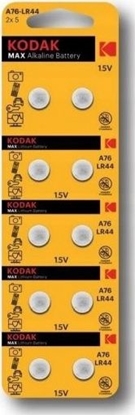 Изображение Kodak Bateria Max LR44 10 szt.