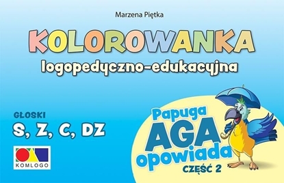 Изображение Kolorowanka Papuga Aga opowiada cz.2 - S, Z,C, DZ