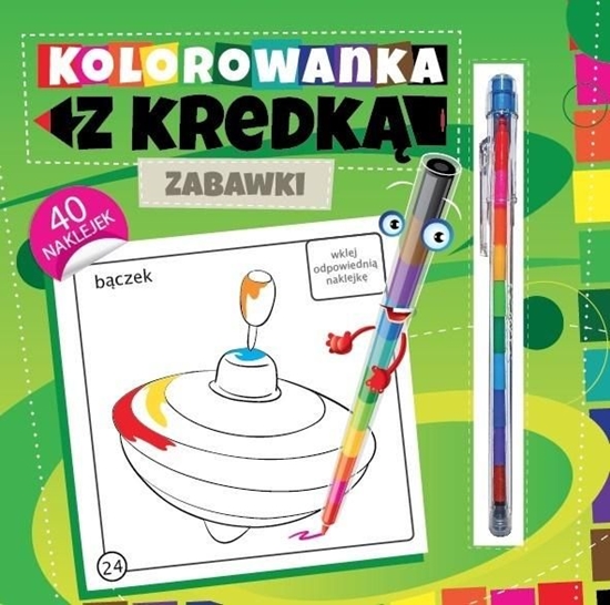 Picture of Kolorowanka z kredką. Zabawki