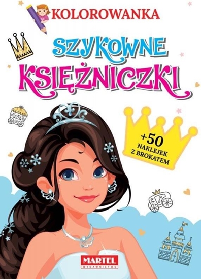 Picture of Kolorowanka z naklejkami Szykowne księżniczki