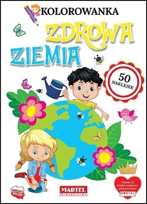 Изображение Kolorowanka z naklejkami Zdrowa ziemia