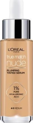 Picture of L’Oreal Paris True Match Nude - Plumping Tinted Serum - Fluid 4-5 Medium 30ml