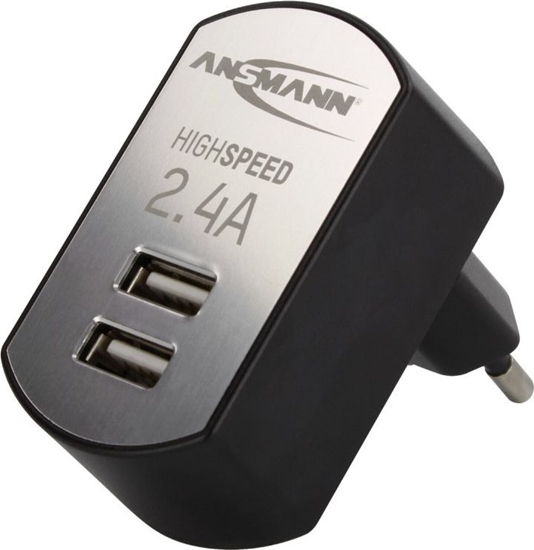 Изображение Ładowarka Ansmann HighSpeed 2x USB-A 2.4 A (1001-0031)