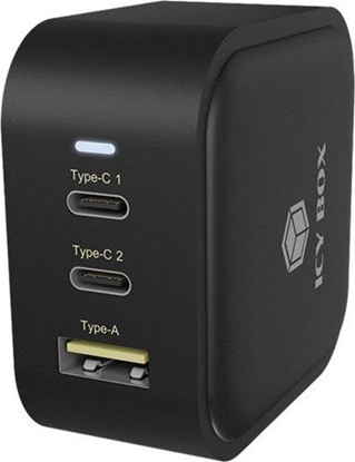 Attēls no ICY BOX IB-PS103-PD Universal Black AC Fast charging Indoor