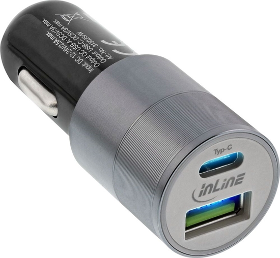 Picture of Ładowarka InLine 1x USB-A 1x USB-C 2.5 A  (31502S)