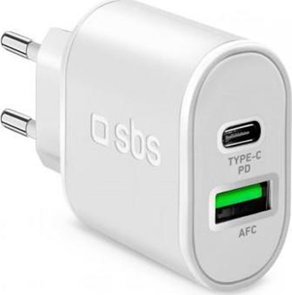 Attēls no Ładowarka SBS Mobile 1x USB-A 1x USB-C  (JAB-7488963)